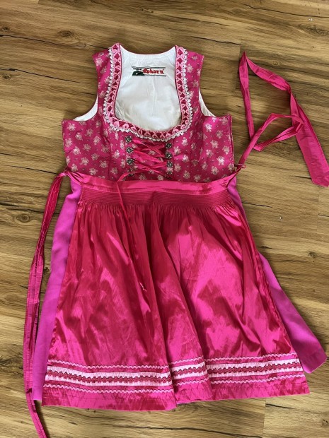 50-es pink Dirndl ruha