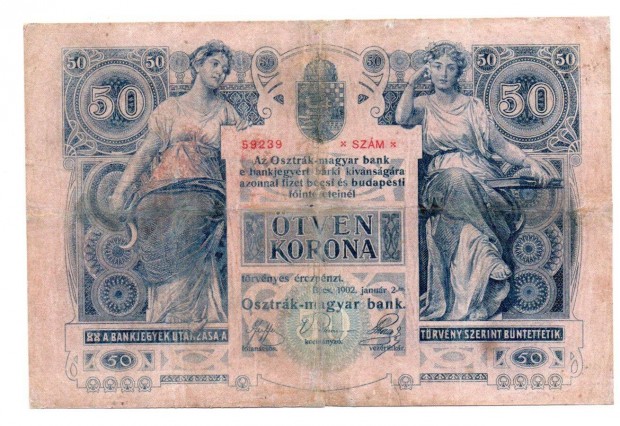 50 korona 1902 bankjegy