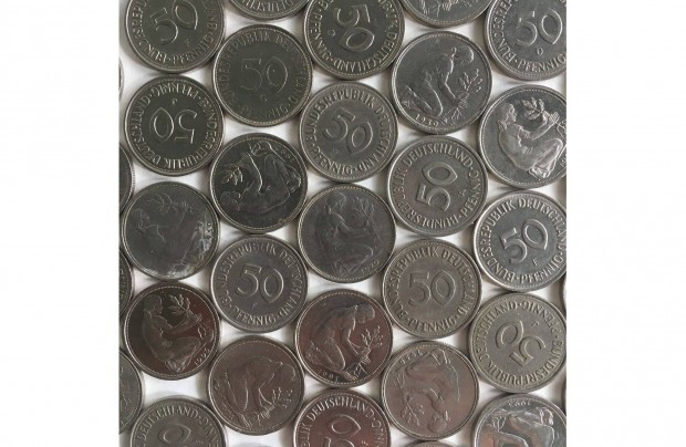 50 pfennig (nyugatnmet , BRD) pnzrme