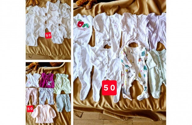 50es ruhacs. 29db 4ezer, foltmentes szép rugdalózó body