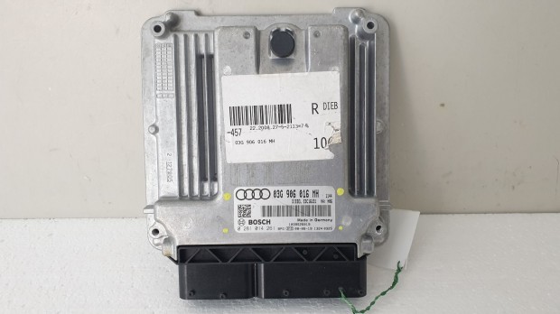510885 Audi A6 C6, 2008, Motorvezérlő, Ecu, 0281014261, 03G906016MH,