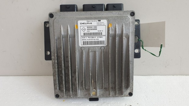 511333 Renault Clio 3, Motorvezérlő, Ecu, 8200911560, 8200909666