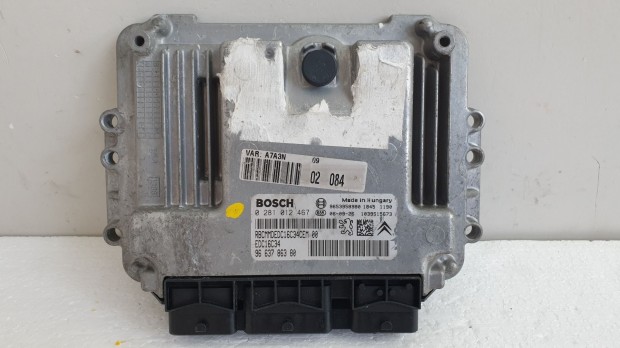 511359 Peugeot 207, Motorvezérlő, Ecu, 0281012467, 9663786380,