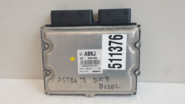 511376 Opel Astra J, Motorvezérlő, Ecu, 55591495, ACDelco.