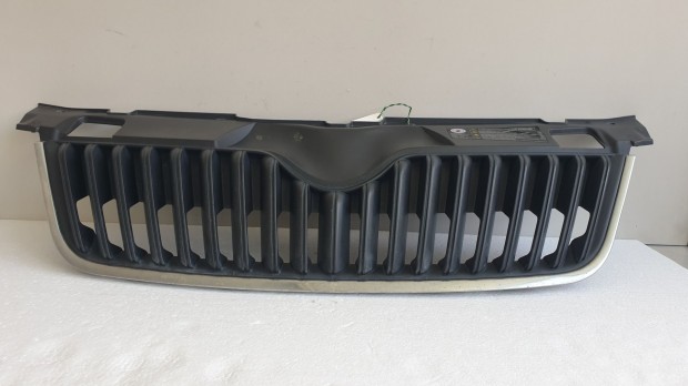 511423 Skoda Fabia 2, 2012, Hűtőrács, Hűtőmaszk, 5J0853668C.