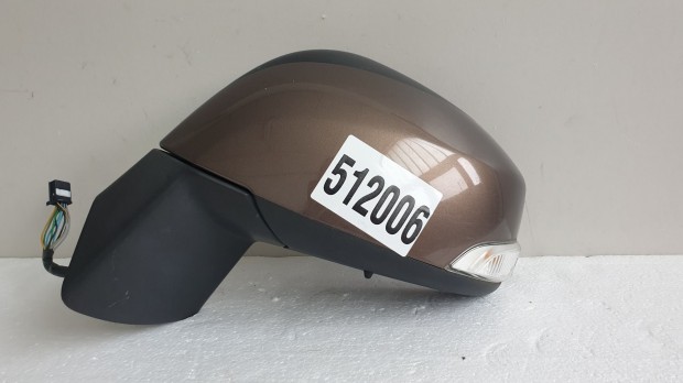 512006 Renault Scenic 3, 2011, Bal Visszapillantó Tükör, 10 Vezeték