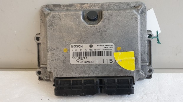 512324  Fiat Stilo Diesel, 2003, Motorvezrl, Ecu, 55188214.