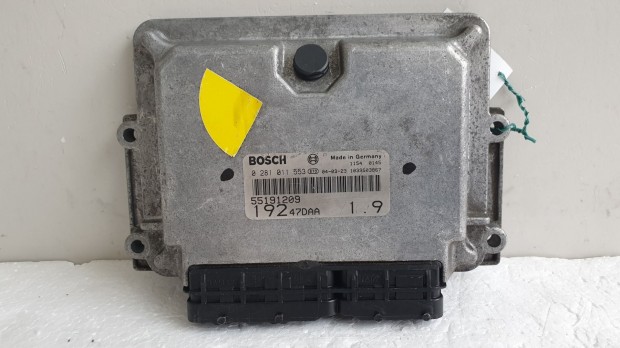 512329 Fiat Stilo  Diesel, 2004, Motorvezrl, Ecu, 55191209.