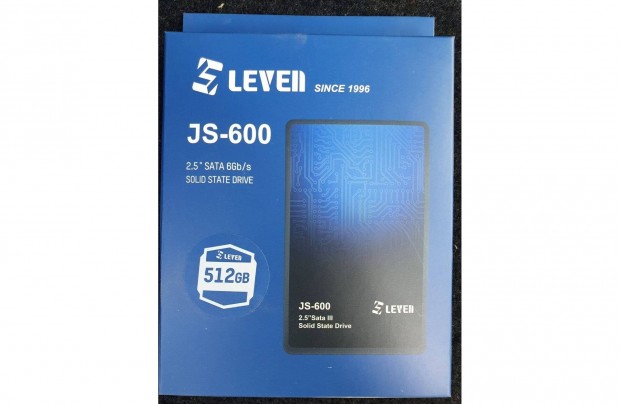 512Gb-os SATA 3 Leven SSD (bontatlan, 3 v garancia) Postzom is!