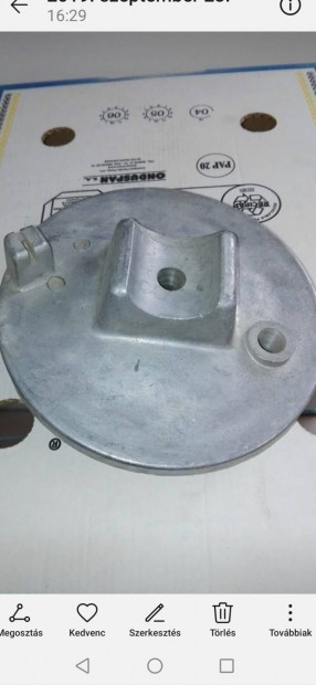 51-Simson elsö-hátsó fékfal párban (gyári/ddr új)