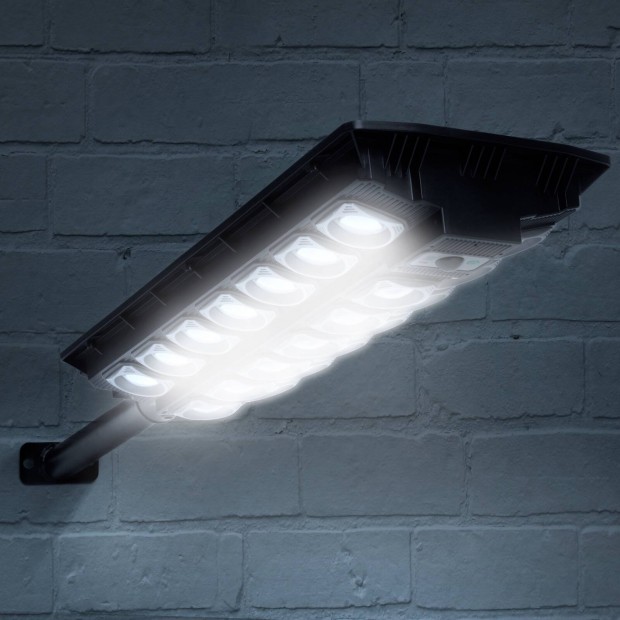 520 SMD LED Szolár fali reflektor - 3000 lm - 20W - 4500 mAh - IP65