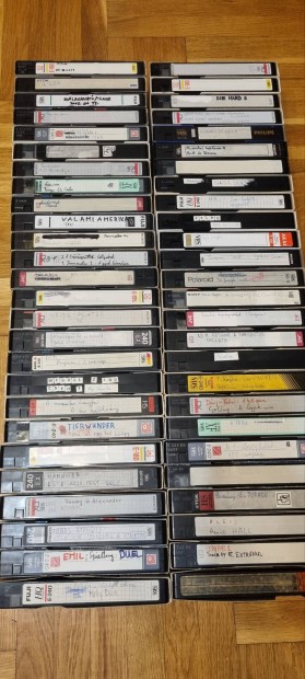 52 db vegyes vhs kazetta