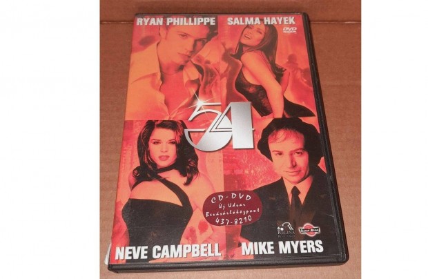 54 DVD (1998) Szinkronos (Ryan Phillippe, Salma Hayek) Studio 54