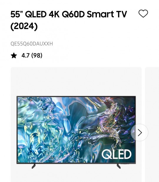 55" Qled 4K Q60D Smart TV (2024)