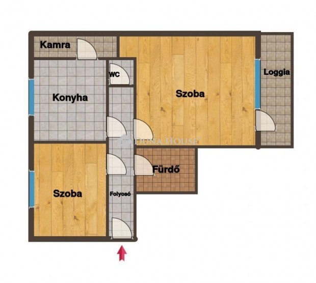 55 nm-es lak�s elad� Oszk�