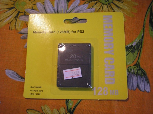 5665 128mb Sony PS2 Playstation 2 memória kártya HC2-10128