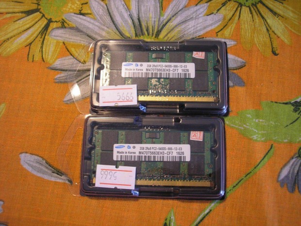 5666 Samsung 2gb DDR2 ram DDR-800 PC-6400 SO-DIMM laptop notebook