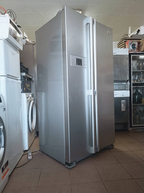 569l Inox, A+++ LG side by side hűtőszekrény hűtőgép hűtő
