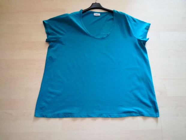 56-58-as, 4 XL-es Yessica elasztikus kék női póló