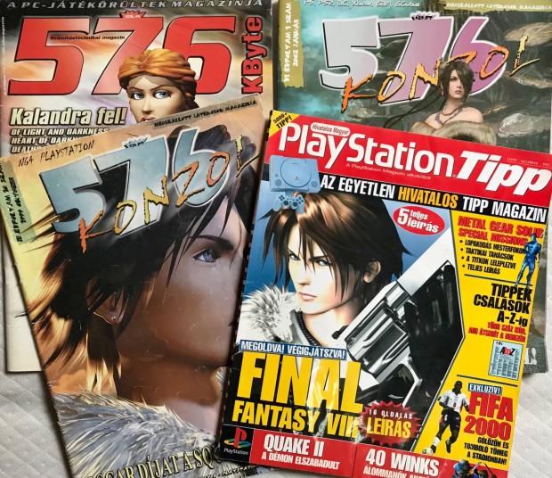 576 Konzol s Kbyte magazin s Playstation Tipp - Final Fantasy 7 8 X