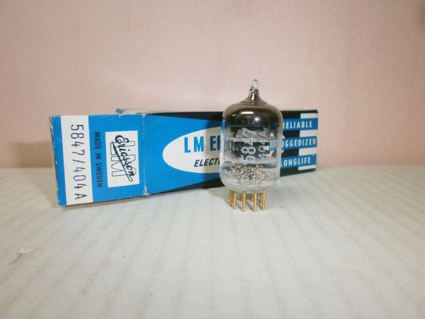 5847 (404A) Ericsson (Amperex) gold - spec. trioda - NOS