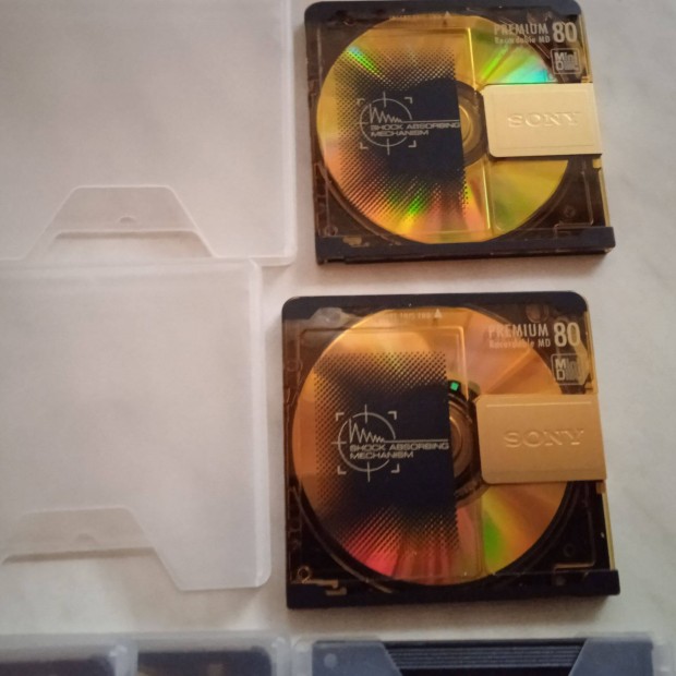 5DB Sony Premium GOLD Minidisc jszer karcmente!!- deck-