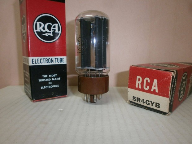 5R4Gyb - Rca - Usa black plate - NOS