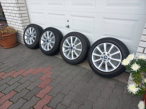 5X108 16 Ford Focus C-Max alufelni + Tpms + 205/55 R16 tli gumik