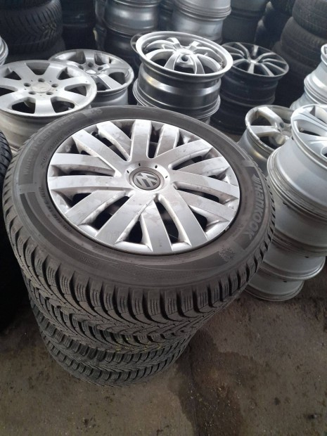 5X112 16 coll VW aclgenik, dsztrcskkal, 205/55/16 Hankook tli j