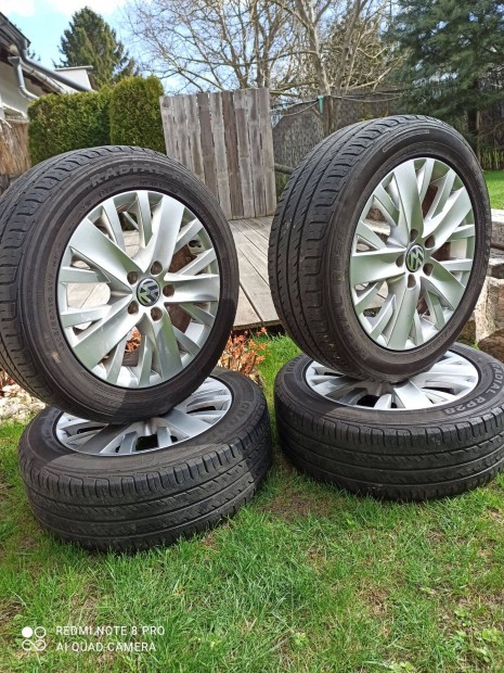 5X112 Gyri VW Alufelni 16" nyri gumikkal elad