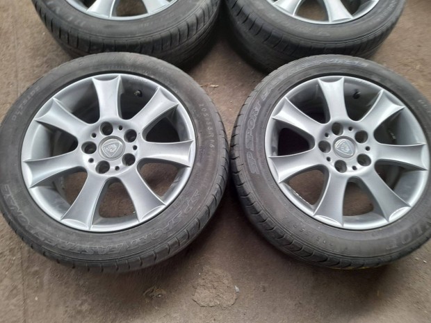 5X120 16 coll Aluett alufelnik, 7J, ET45, 72.5 mm 205/55/16 nyári gumi