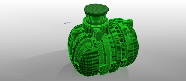 5.000 L RoTerra Rain vz-, es-, szennyvz-, tzivz tartly