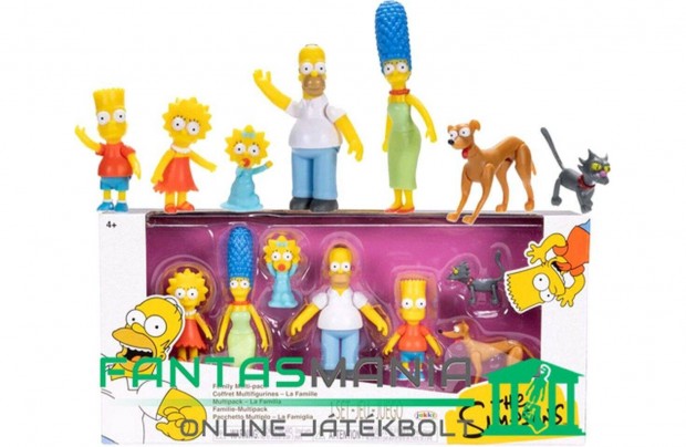 5-8 cm The Simpsons / Simpson Csald teljes figura 7-Pack / szett