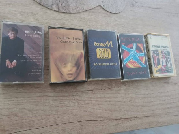 5 Darab Rgi Magnkazetta Elad Egyben