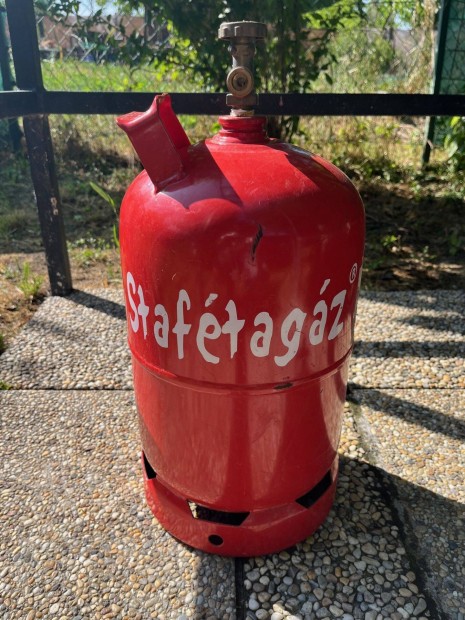 5 Kg-os gázpalack töltve. Lakókocsi, hajó, grill, kemping