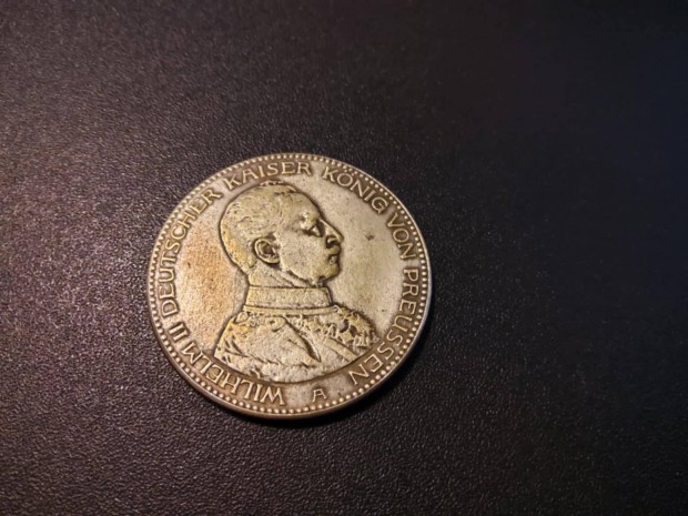 5 Mark 1914 A Wilhelm II Deutscher Kaiser Knig von Preussen