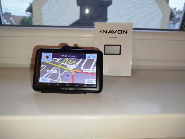 5" Navon A 500 GPS navigáció 2025. máj.Magyaro. térkép kamionos is