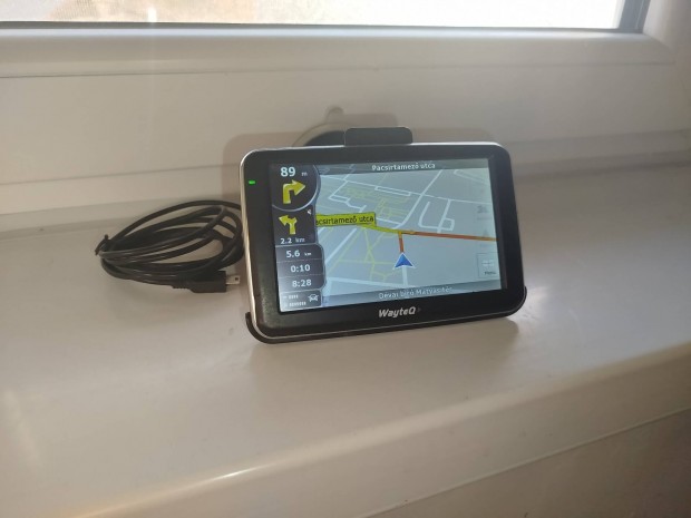5" Wayteq GPS , navigci 2024-es Magyarorszg trkppel 