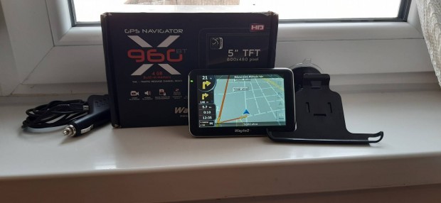 5" Wayteq GPS navigci 2024. pr. Magyarorszg trkppel