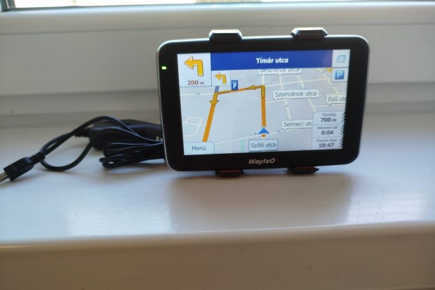 5" Wayteq GPS navigáció Igo Primo 2024-es Magyaro. térkép kamionos is
