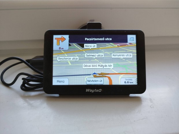 5" Wayteq x985BT GPS navigáció 2024. Magyarország térképpel