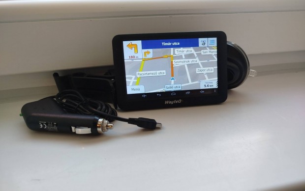5" Wayteq x995 GPS navig�ci� 2025. m�j. Magyaro. t�rk�p kamionos is 
