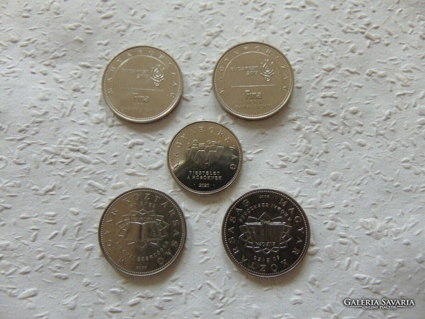 5 darab emlk 10 - 50 forint fmpnz 04