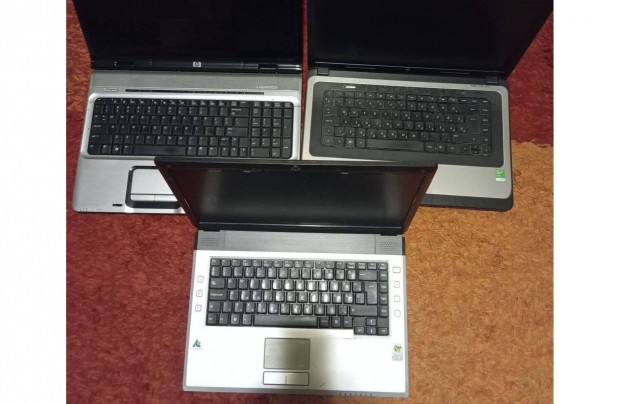 5 darab laptop (notebook ) elad. HP, Lenovo, IBM, Albacomp