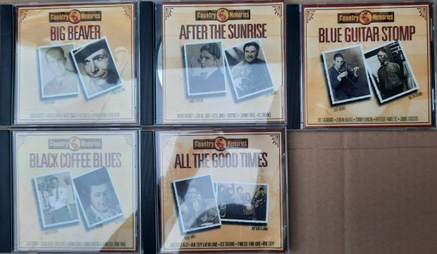 5 darabos Country Memories CD szett elad 