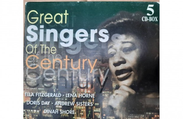 5 darabos Great singers of the century CD szett elad