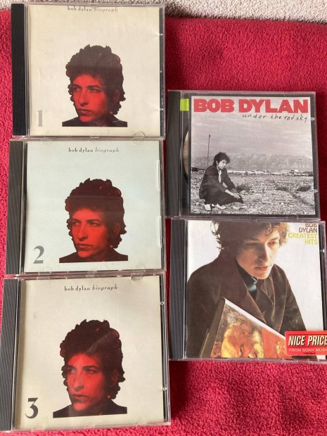 5 db Bob Dylan CD. 9700 ft szlltssal