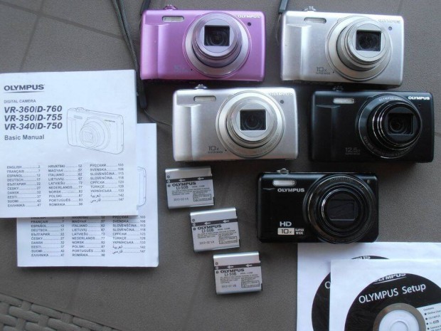 5 db Hib�s olympus f�nyk�pez�g�p egyben Fix 10.000Ft-�rt ujpesten elad