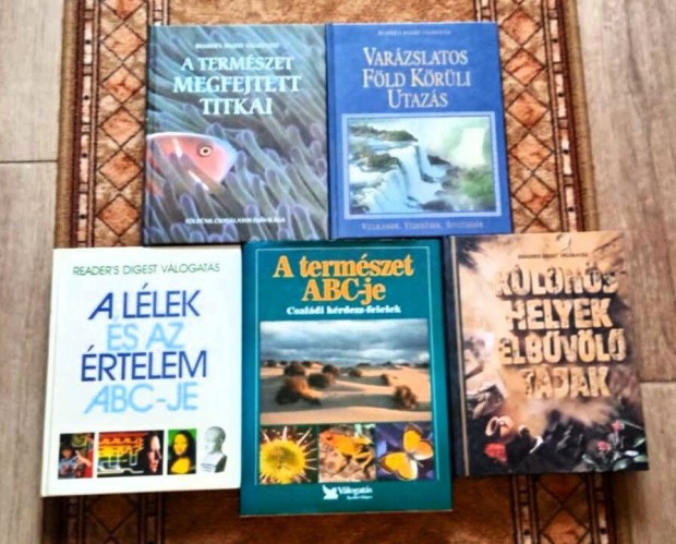 5 db nagy Reader's Digest válogatás könyv