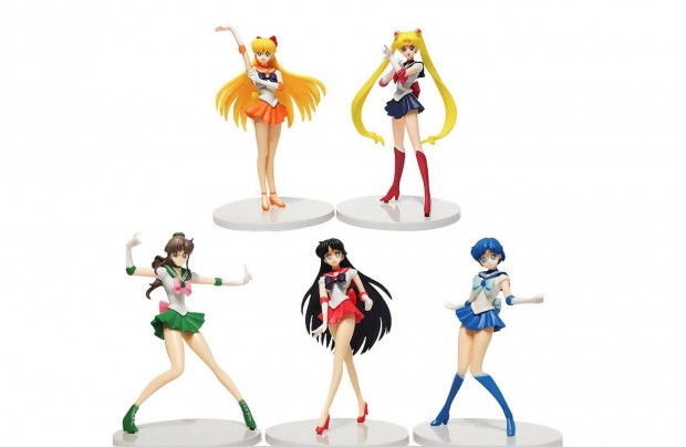 5 db-os Sailor Moon tndrek figura szett 15 cm